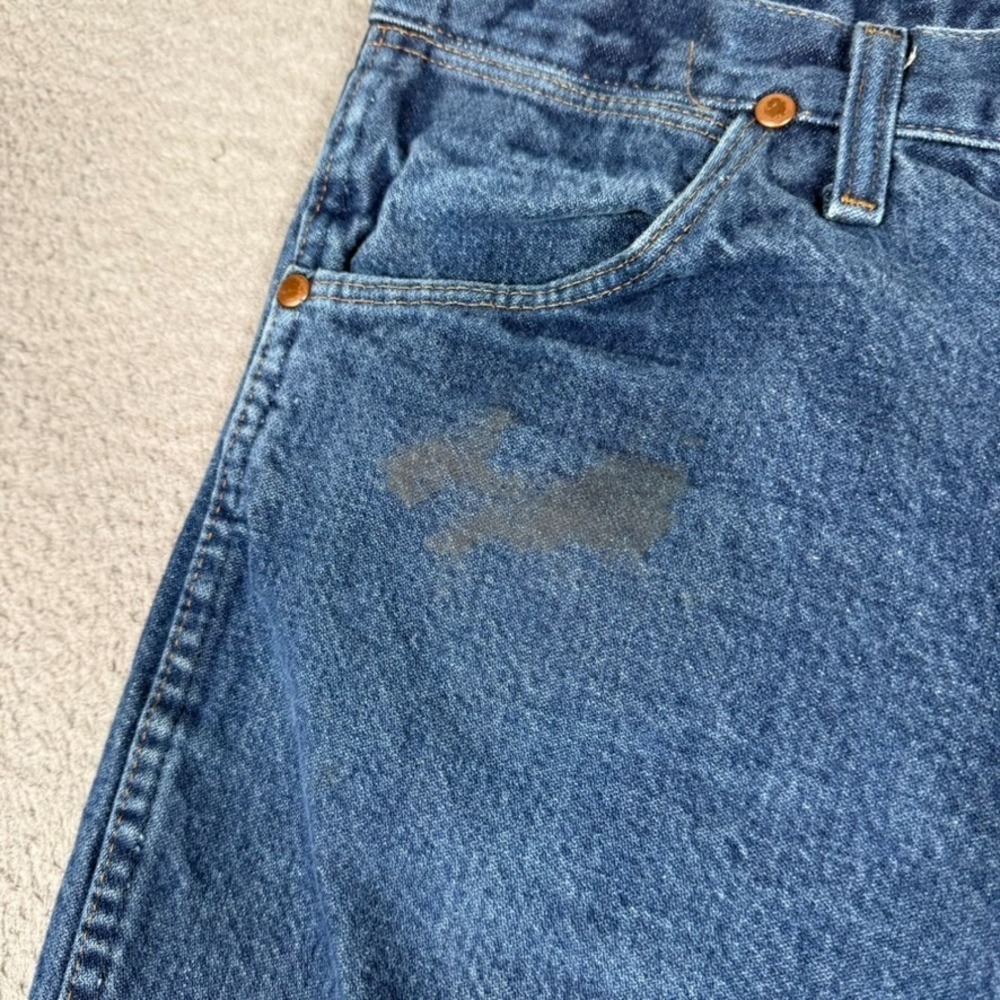 Vintage Wrangler Jeans Mens 36x30 Blue 936DEN Cowboy Cut Denim Casual Preppy - Picture 4 of 11